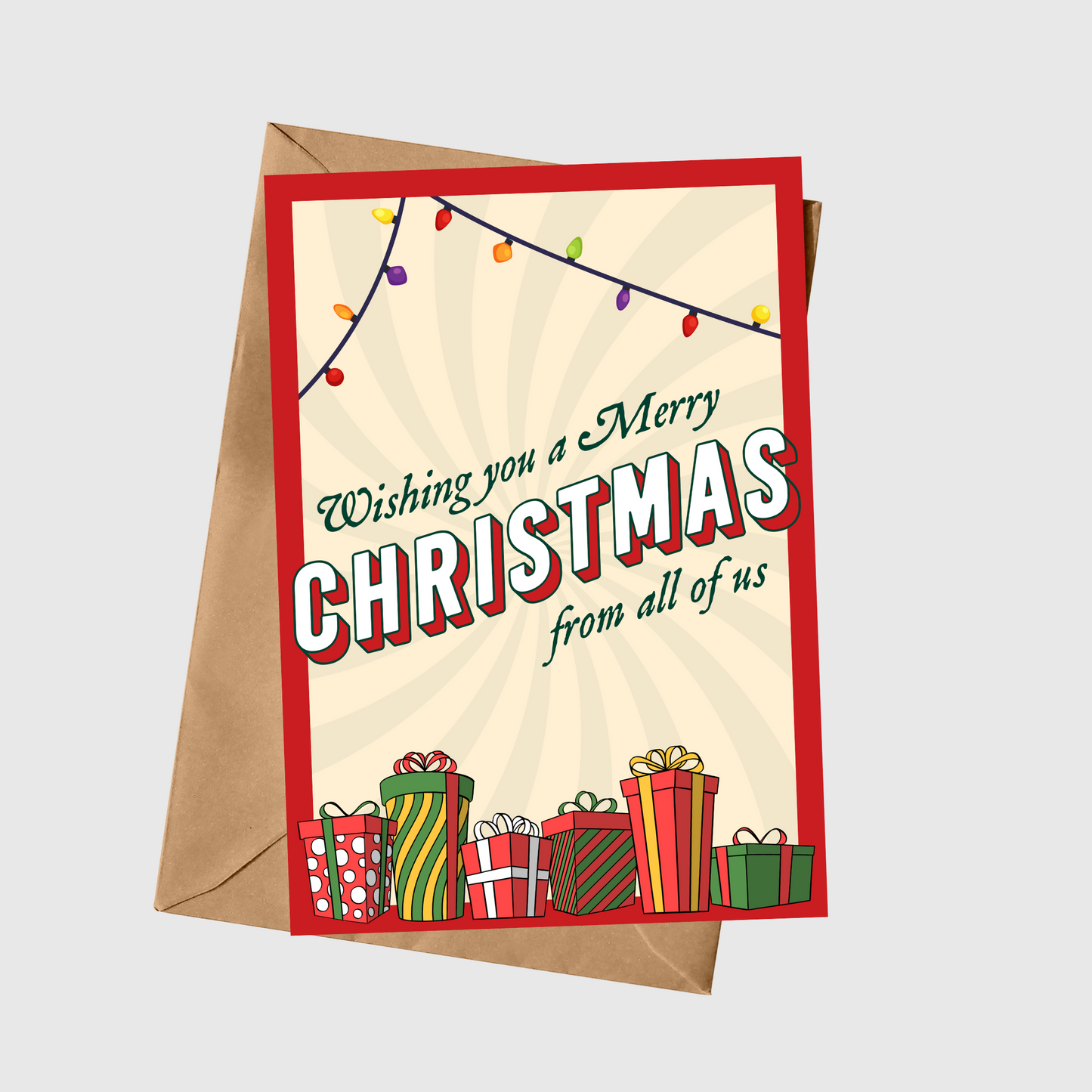 Wishing You A Very Merry Christmas From All Of Us
