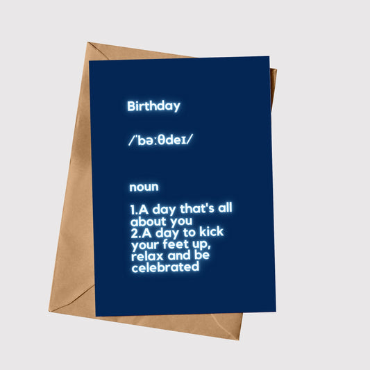 Define: Birthday