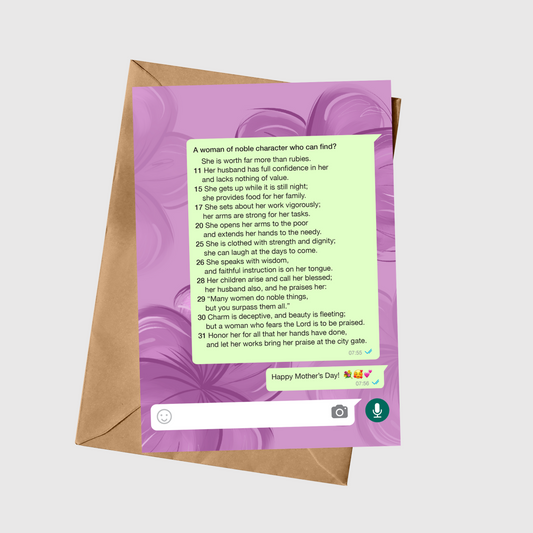 A Woman Of Noble Character Who Can Find