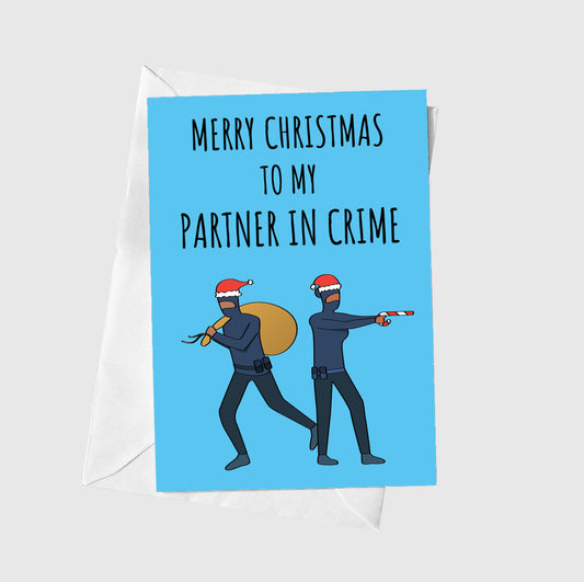 Merry Christmas To My Partner In Crime