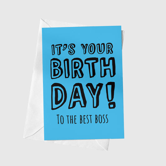 To The Best Boss!