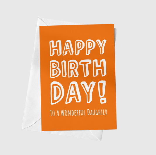 To A Wonderful Daughter
