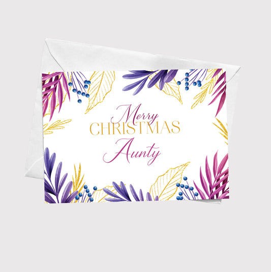 Merry Christmas Aunty