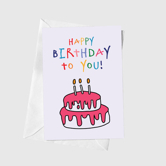 Happy Birthday To You - Pink
