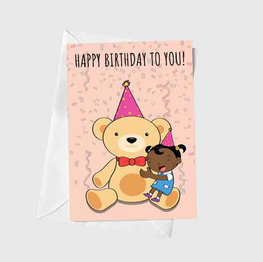 Happy Birthday To You - Pink Bear