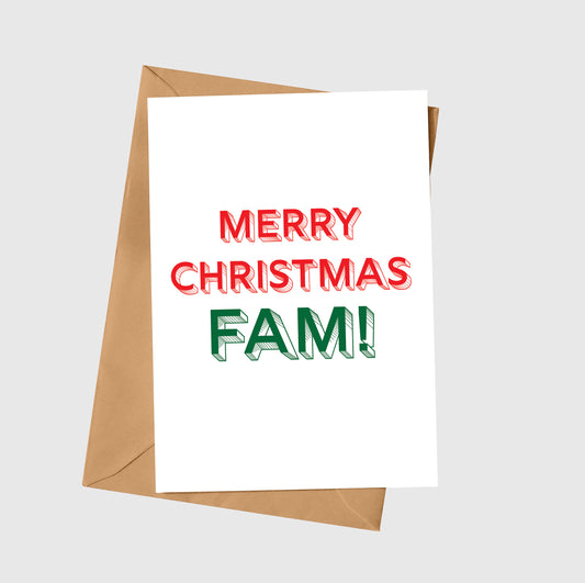 Merry Christmas Fam!