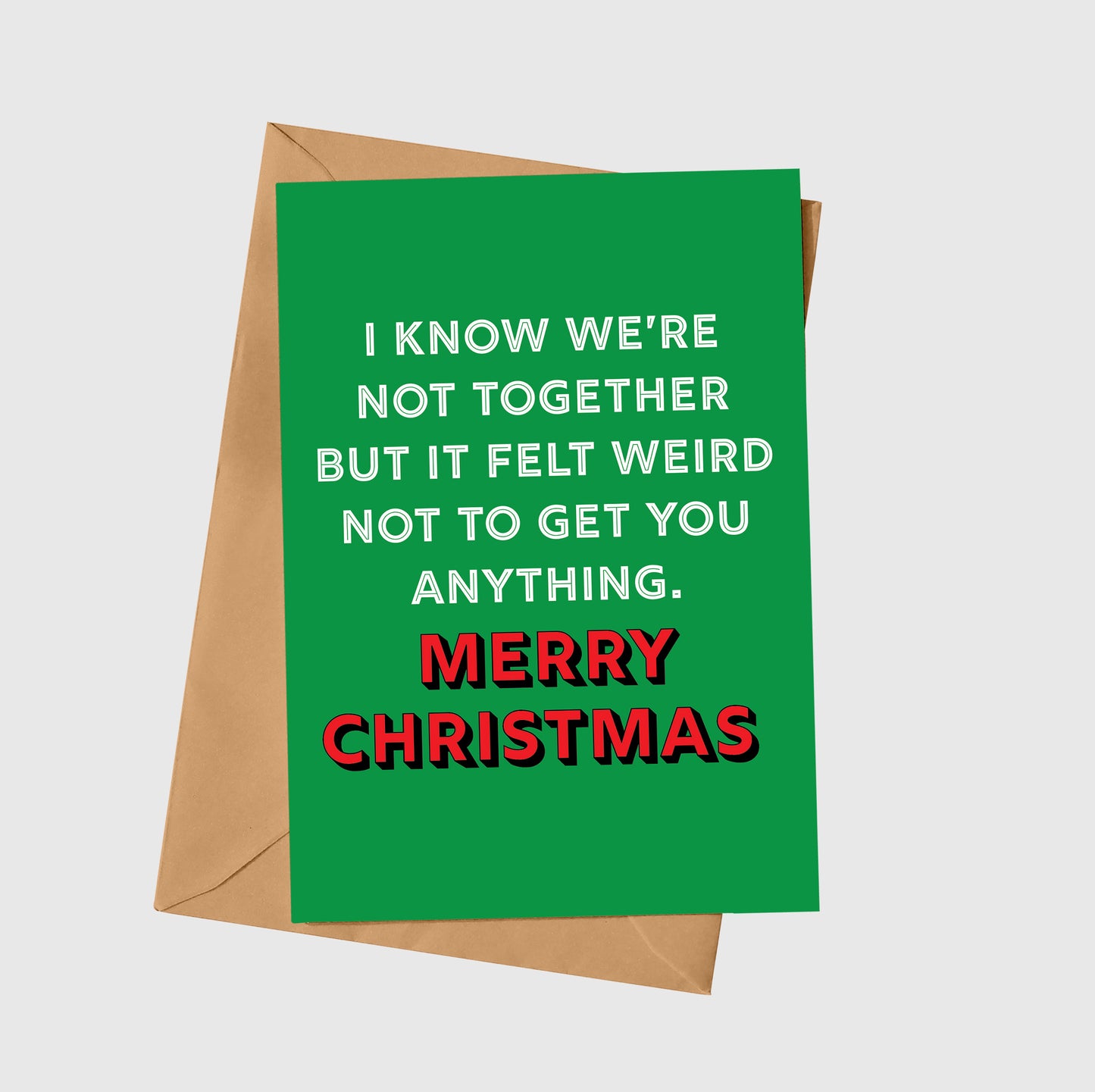 It felt weird not to get you anything