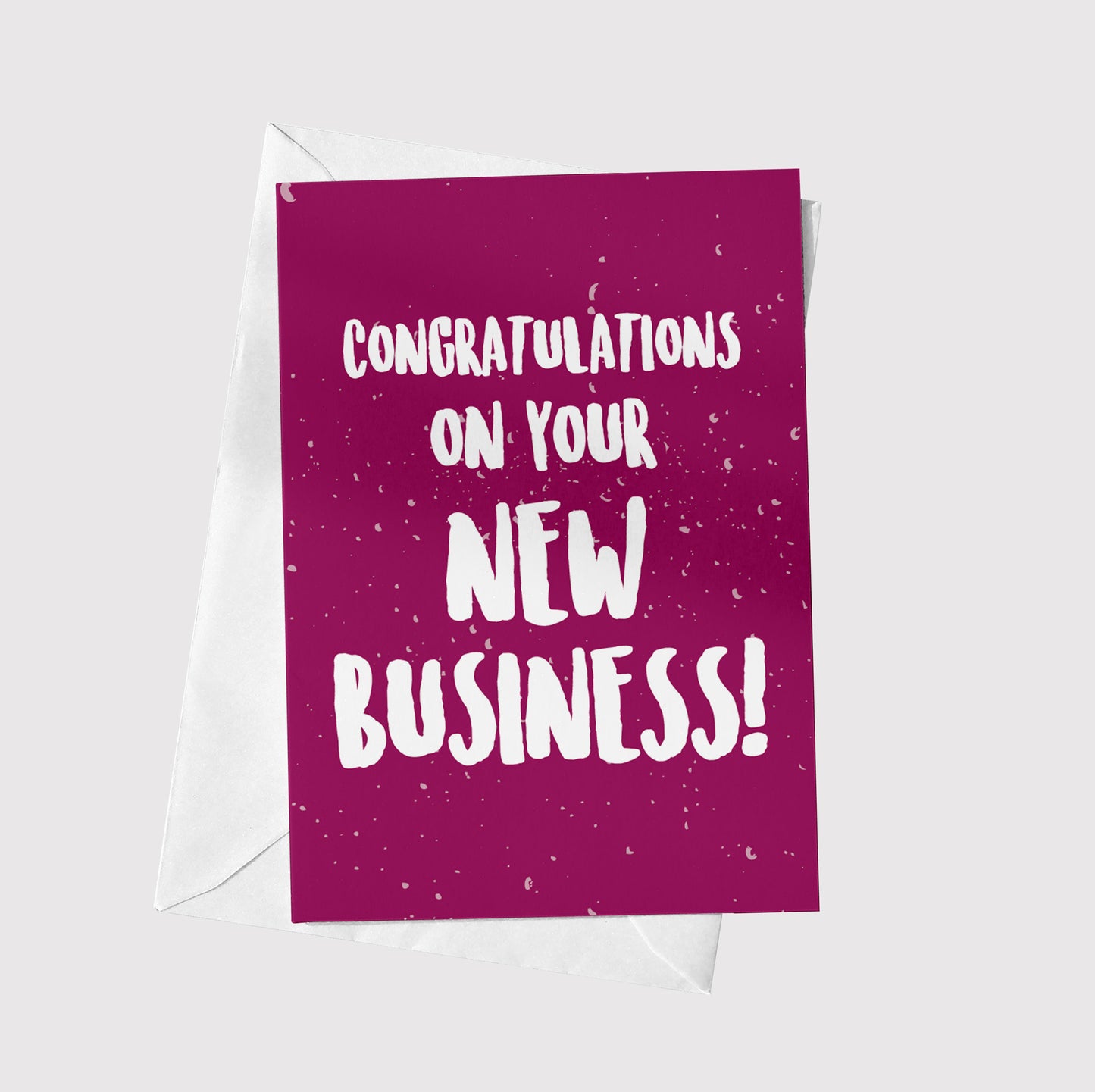 Congratulations on your new business