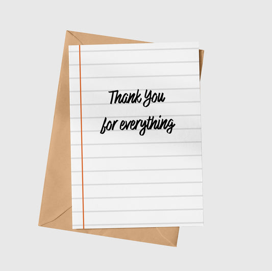 Thank You For Everything