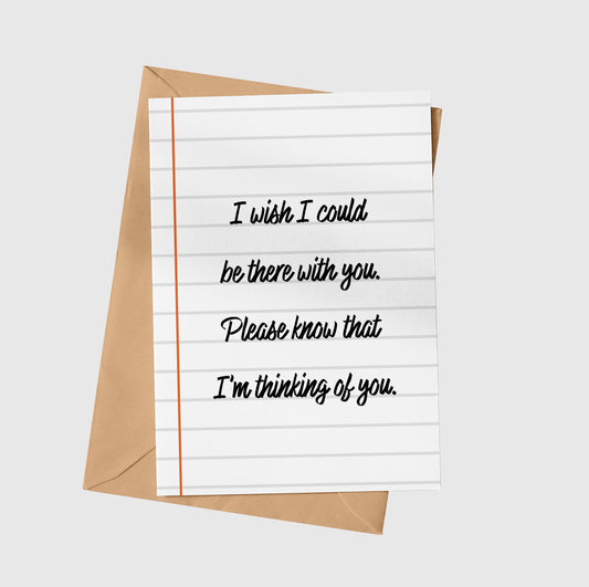 I Wish I Could Be With You