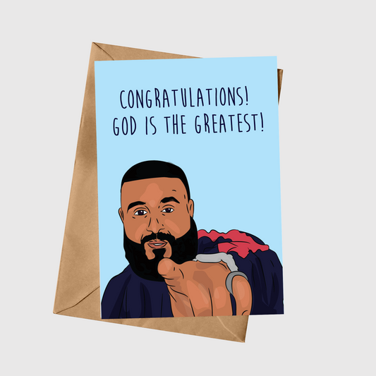 Congratulations! God is the greatest!
