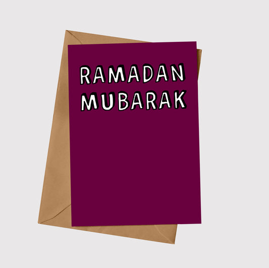 Ramadan Mubarak